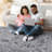 Loom & 2X8 Area Rug, Grey/Blue, Non-Shedding, Stain , For Bedroom, Living Room, Dining Cozy Look Dorm Space
