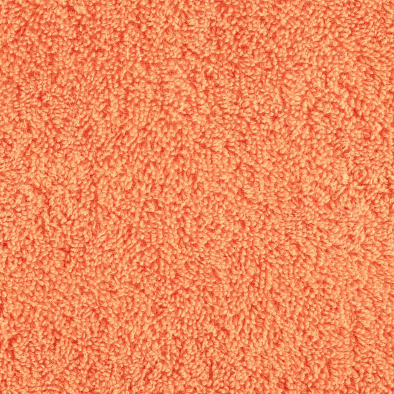 Premium Bath Towels SOLUND 600Gsm, 50cm L x 30cm W, Orange, Hand Towels - 2 Pack