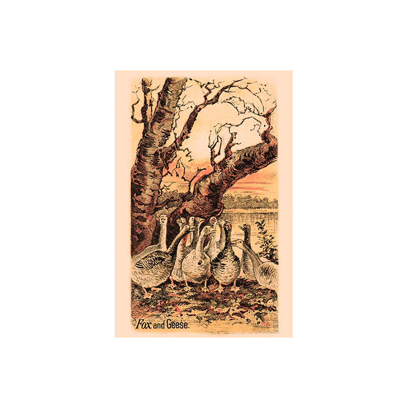 «Fox and Geese», impression