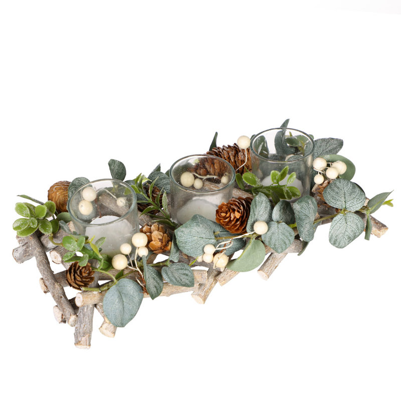 Glass Tabletop Tealight Holder
