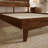 Acacia Aurora Premium Solid Wood Platform Bed Frame and High Headboard, King Bed Frame with Headboard Included, Mid Century Modern Bed Frame-82628788-82628791