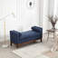 Élégant banc rembourré avec repose-pieds et coussins-1792504044