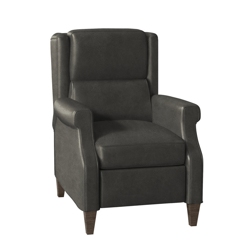 Gallaway Recliner, Aline Fumo Genuine Leather, Cobblestone, Manual