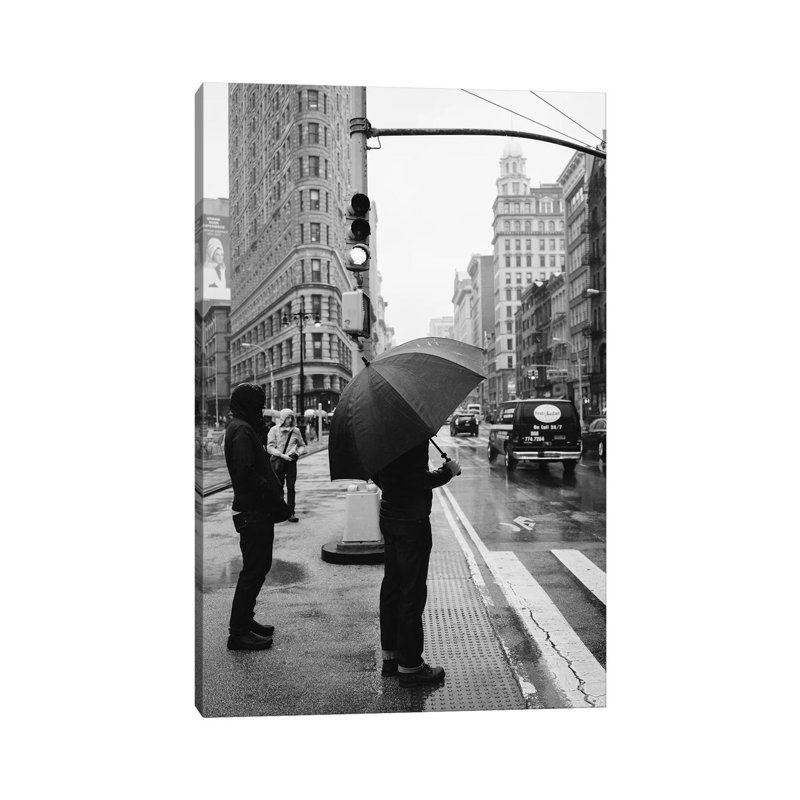 Rainy New York IV by Bethany Young - Print on Canvas, 45.72cm H x 30.48cm W x 1.91cm D, Wrapped Canvas