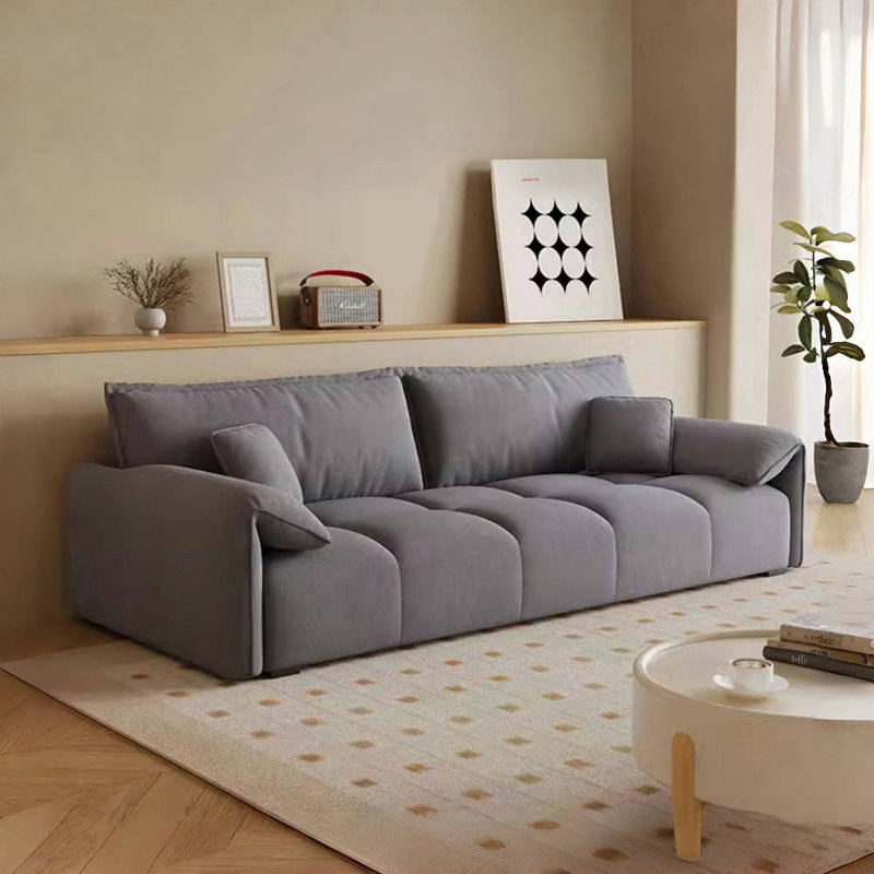 Canapé Minimalist, Gris, H 32,6 po x l 70,8 po x P 31,5 po