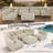 6-Piece Outdoor Sectional Sofa For Patio, Garden And Swimming Pool-1912325175