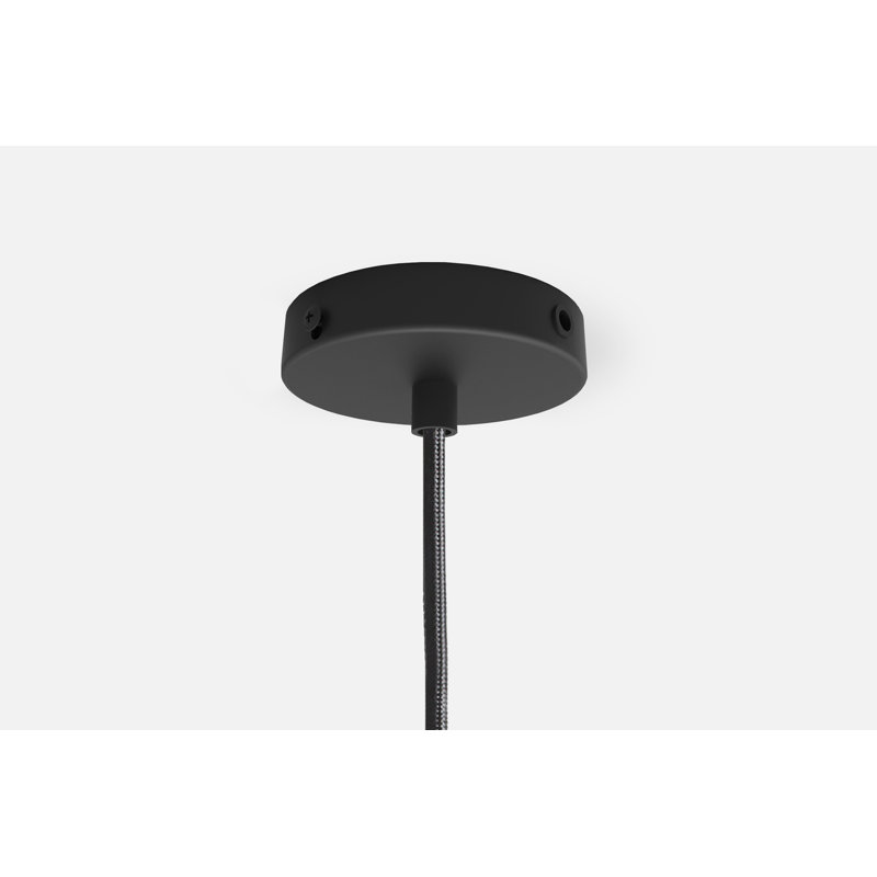 Dot Pendant (Medium), Black/White, Black, 125.3" H x 4.7" W x 4.7" D