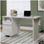 Bureau avec tiroir classeur, finition blanche