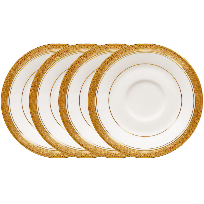 Soucoupes Norestake Crestwood, 6 po, Or