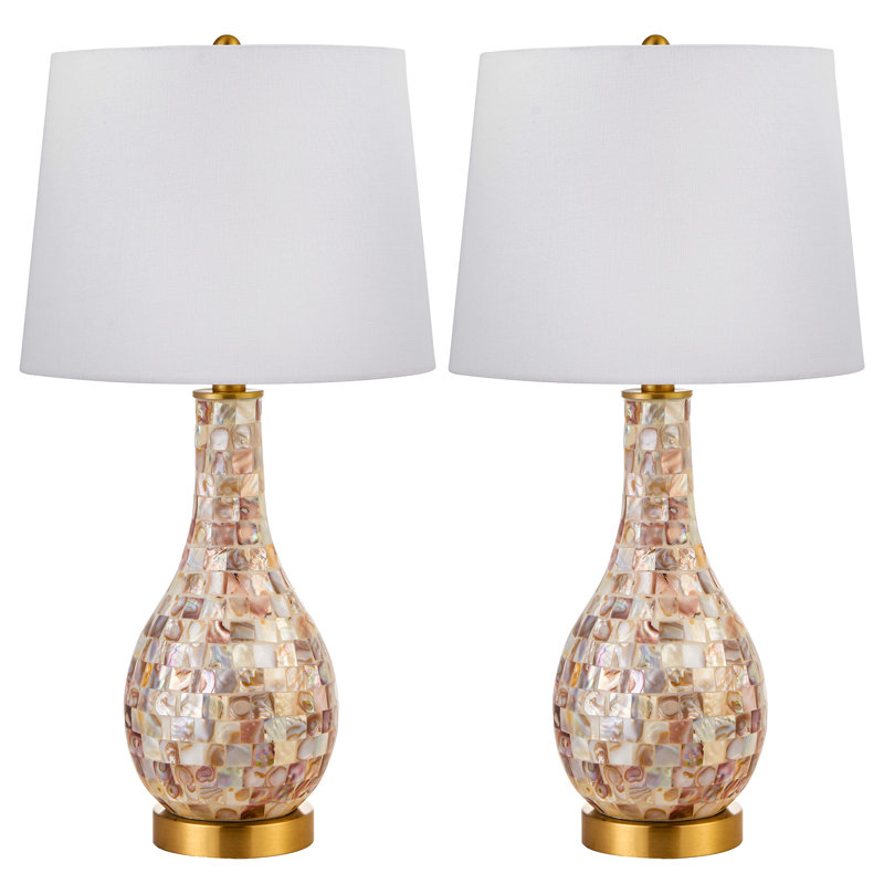 Denamarie 25.5" H Shell Table Lamp