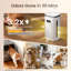 Purificateur d'air pour animaux de compagnie Provirtec Pawtent Ap-12 blanc, filtre Hepa 13, entrée d'air à 4 côtés capte les poils des poils d'animaux, élimination des odeurs à 99,23%, purification automatique, mode veille à faible bruit, préfiltre lavable, couverture de 2 500 pieds carrés