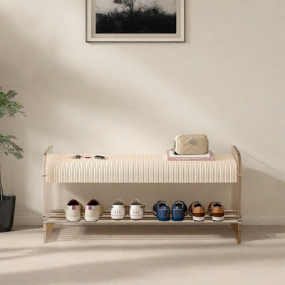 39.4'' Shoe Storage Bench