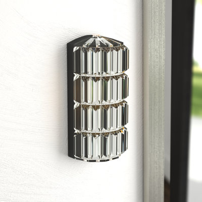 Julien 2 LT Chrome/Clear Wall Sconce Allegri