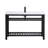 Raya 48'' Single Bathroom Vanity with Resin Top-557386130