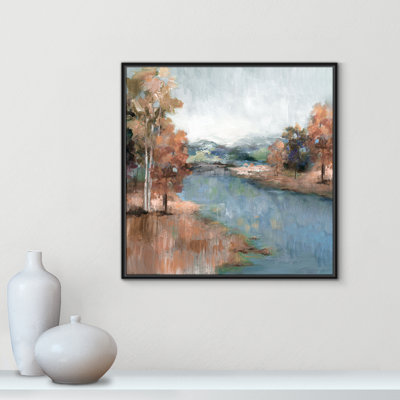 «Blush Meadow - Square Version Print» par Nan