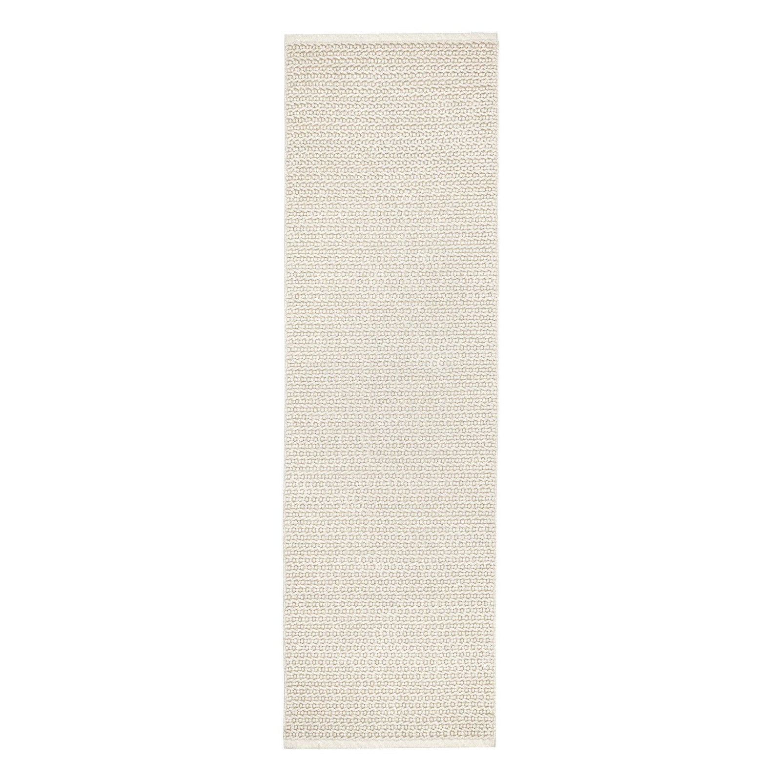 Veranda Ivory Hand-Woven Performance Rug, Runner 2'6" x 8'