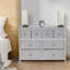 Commode 8 tiroirs avec poignée Sorbus-545464311