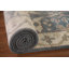 Tapis de couloir bleu Oushak 3x8