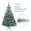 Arbre de Noël 7 pi en PVC avec 870 branches - Pin artificiel non éclairé pour la décoration des Fêtes