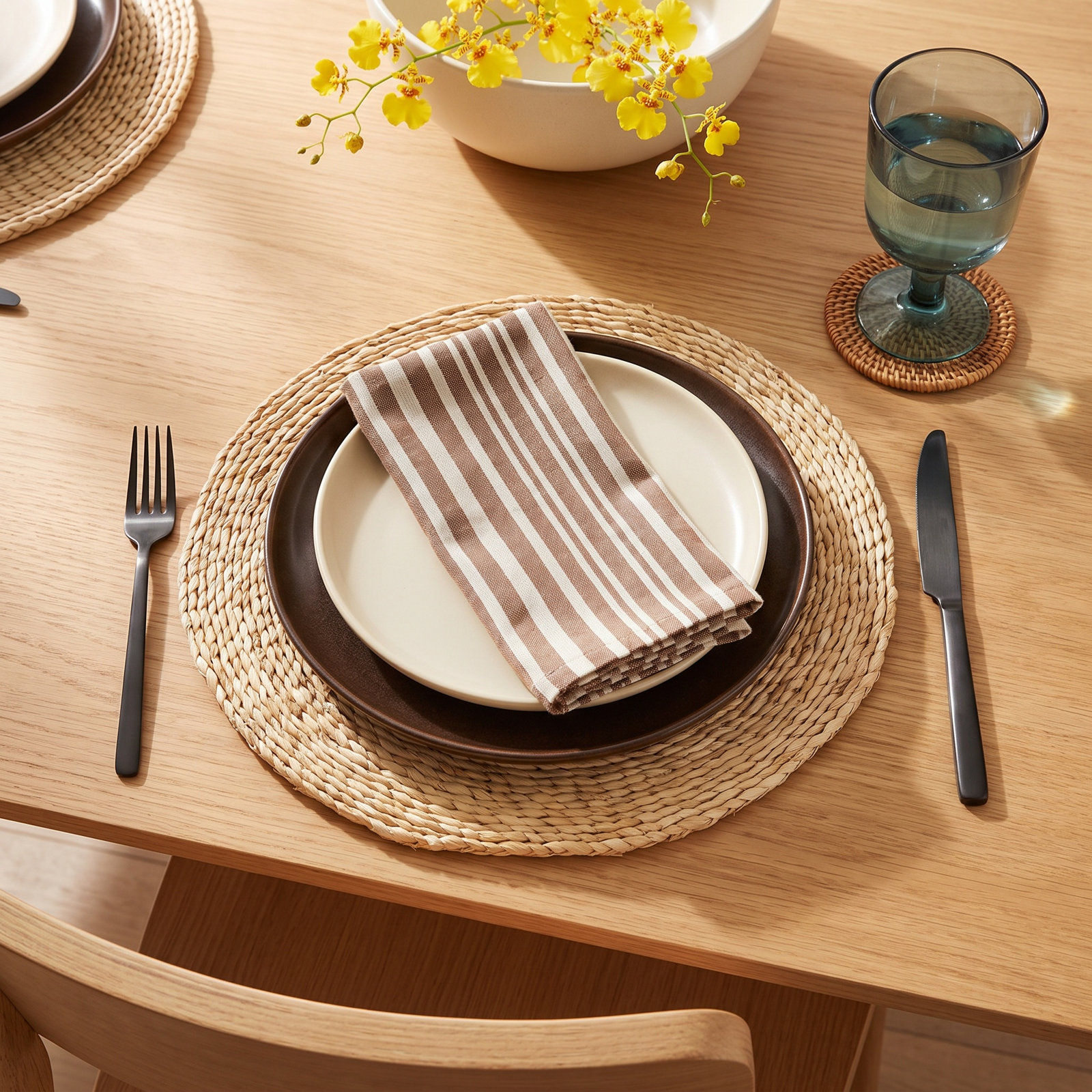 Ayre Jute Placemat, Brown