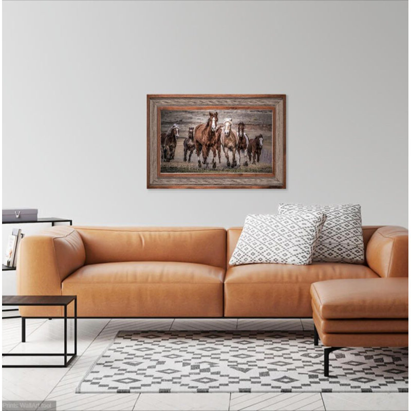«Rocky Mountain Runing Wild» par Dan Ballard - reproduction de photo sur toile encadrée