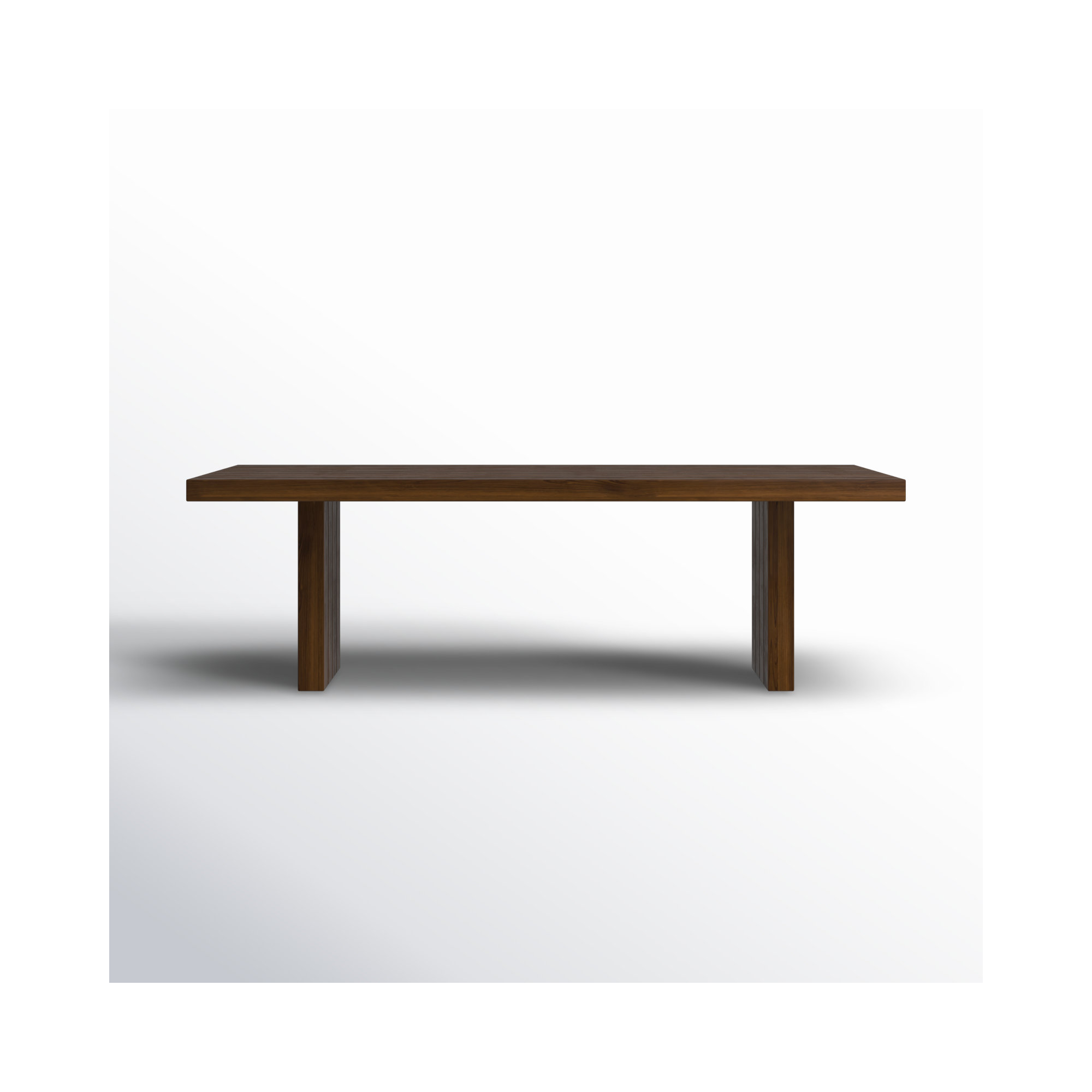 Coles Teak Outdoor Dining Table, 42" D x 108" L x 30" H