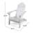 Lilwenn Foldable Outdoor Adirondack Chair-71034670
