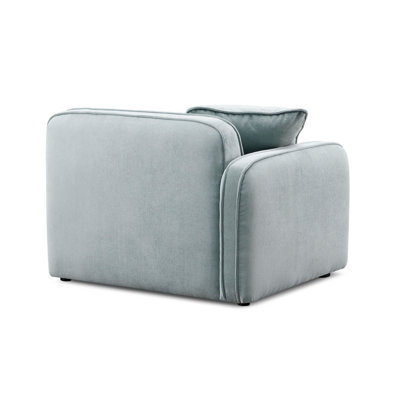 Guildford Sea Foam Performance Corduroy Velvet Laf Corner Chair