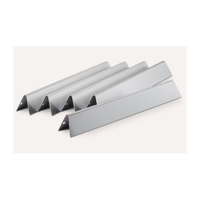 Weber Replacement Flavorizer Bars, 17.5", For Genesis 300 Series (Front-Mounted Control Panel), Stainless Steel
