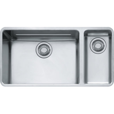 Kubus 33" L x 17" W Undermount Double Basin Kitchen Sink