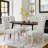 Linen Upholstered Dining Parsons Chairs (Set Of 4)-1034186460-1034186461