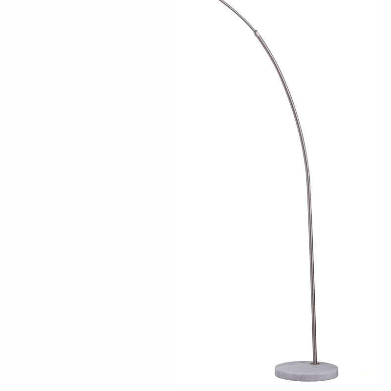 Lampe sur pied en métal Allegro, Blanc