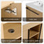 Meuble-lavabo double 48 po avec portes à fermeture en douceur 48 po-1219422191
