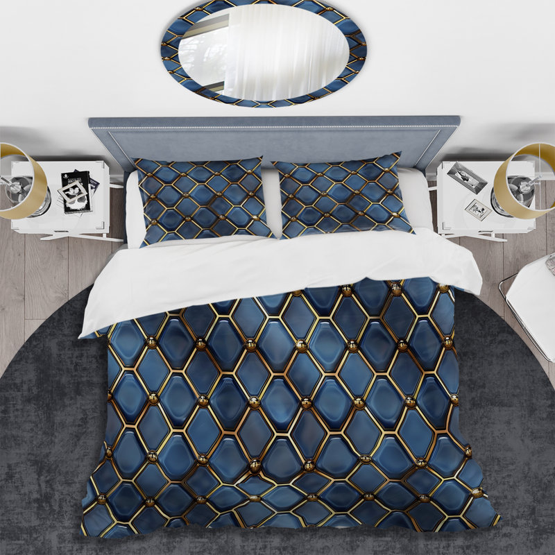 Ensemble de housse de couette Modern, Housse de couette très grand + 2 très grandes ta