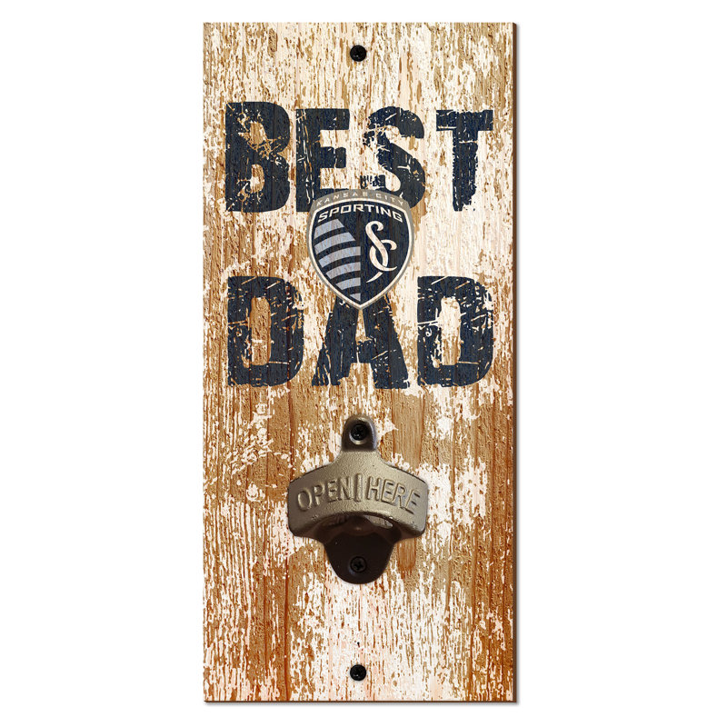 Wood Bottle Opener, Kansas City Sporting