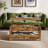 Lift Top Coffee Table With Storage, Multi-Functional Convertible Design Converts To Dining Table Or Desk, Includes Drawers And Hidden Compartment For Living Room Or Home Office