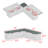 Efrayim Cushioned L-Shaped Corner Storage Entryway Bench