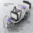 Canister Vacuum, Upgraded 1600W Bagless Canister Vacuum Cleaner, Auto Cord Rewind, H13 HEPA Filter, 4Qt Large Capacity, 5 Tools for Hard Floors, Carpet, Pet, Upholstery, Car-110099083