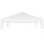 Pippino Dakota Fields White Fabric Replacement Canopy for Gazebo