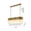 Lustre ovale moderne en cristal 12 lumières-638413014
