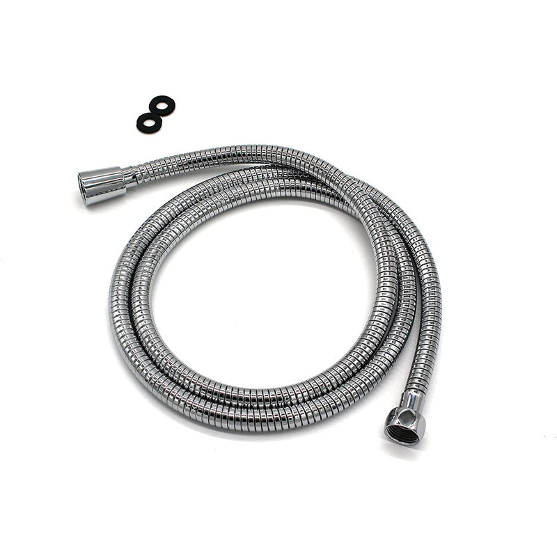 60" to 82" Polished Chrome Extendable Handheld Shower Hose