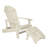 Anette Outdoor Adirondack Chair With Ottoman-910188976