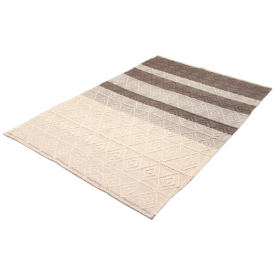 Tapis rectangulaire nouvel âge en laine Derisha