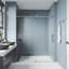 Elan 56-60" W x 76" H Sliding Frameless Shower Door with 3/8" Clear Glass-738997658