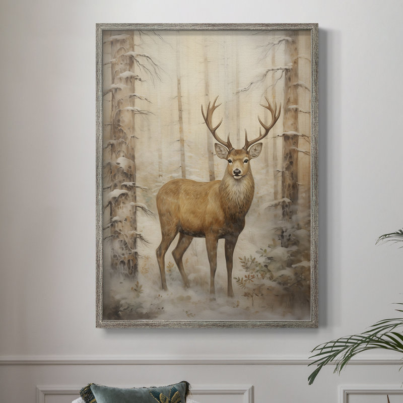 «Christmas Holiday Art» DCLxxxi, reproduction d'art encadrée - bois massif, H 21 po x l 17 po