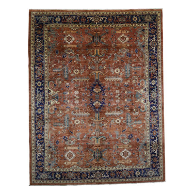 Chocolate Navy Serapi 9' 1" x 11' 8"