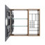 Armoire de salle de bain à miroir 31,56 po avec rangement, armoire à pharmacie murale avec porte miroir, tablettes réglables en verre
