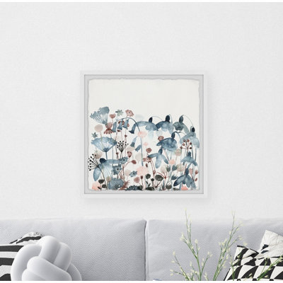 Blue Bell Flowers 1 Piece Single Picture Frame Painting