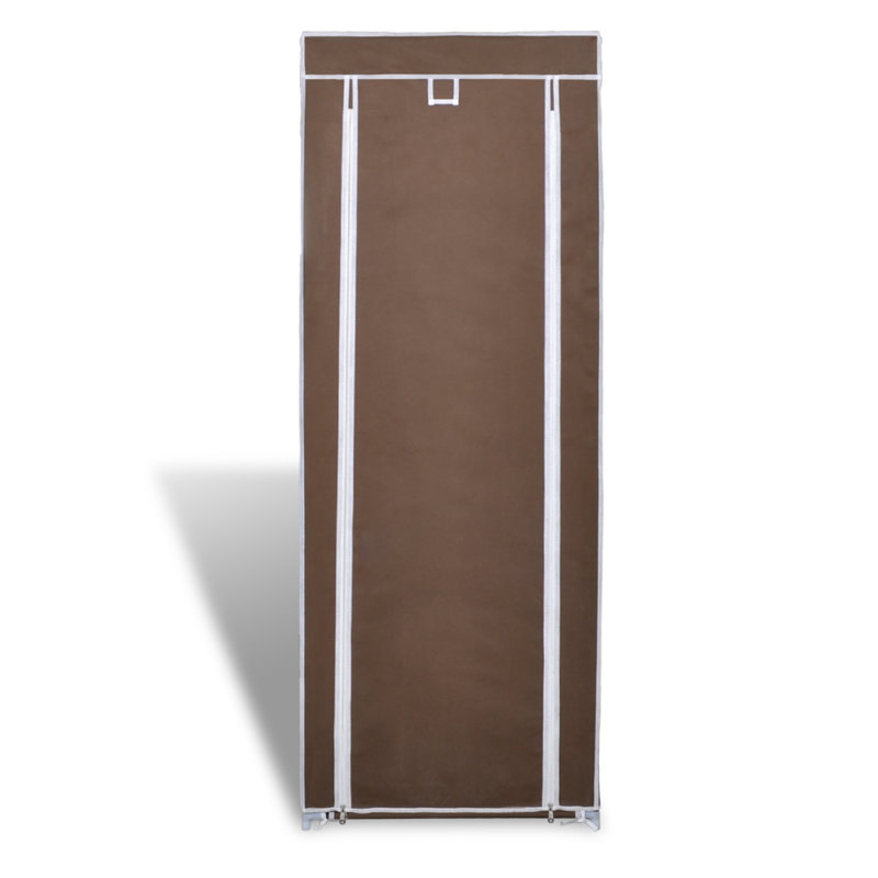 20 Pair Flip Down Shoe Storage, Brown