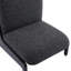 Ensemble de deux chaises d'appoint modernes avec structure en bois massif, support ergonomique, coussin intégré et assemblage sans effort pour le salon ou le bureau à domicile.-422181217-422181218